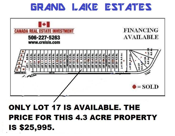 SITE PLAN FOR GRAND LAKE ESTATES.